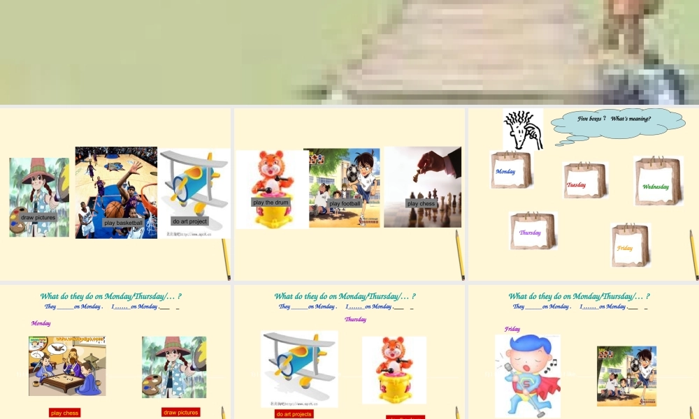 三年级英语下册 unit11课件 人教新起点