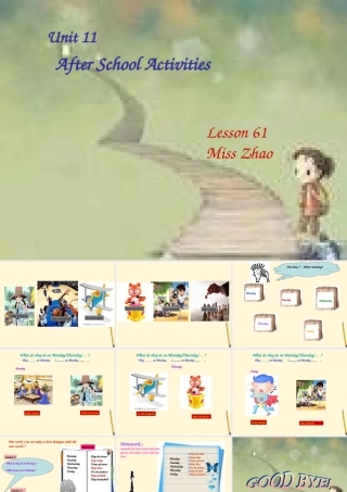 三年级英语下册 unit11课件 人教新起点