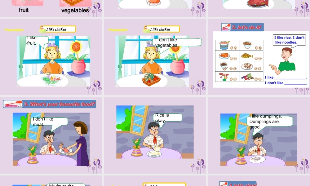 三年级英语下册 Unit 3 Food and Meals Lesson 15 What’s Your Favourite Food课件 冀教版（三起）-冀教版小学三年级下册英语课件