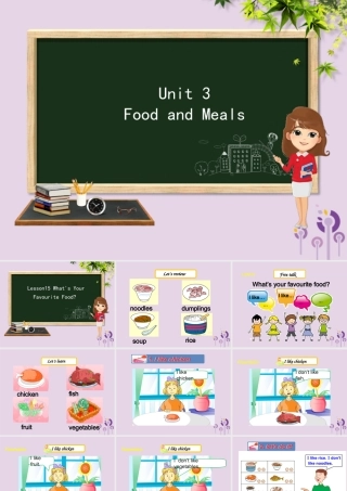 三年级英语下册 Unit 3 Food and Meals Lesson 15 What’s Your Favourite Food课件 冀教版（三起）-冀教版小学三年级下册英语课件