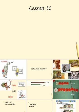 三年级英语下册 unit12 lesson32课件 人教新起点