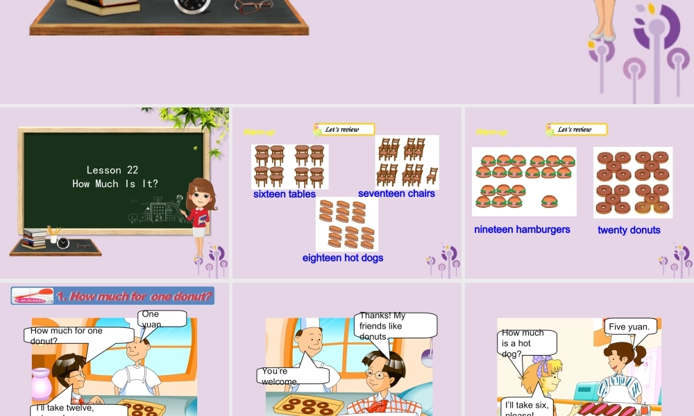 三年级英语下册 Unit 4 Food and Restaurants Lesson 22 How Much Is It课件 冀教版（三起）-冀教版小学三年级下册英语课件