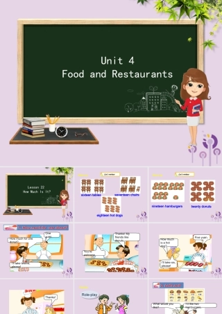 三年级英语下册 Unit 4 Food and Restaurants Lesson 22 How Much Is It课件 冀教版（三起）-冀教版小学三年级下册英语课件