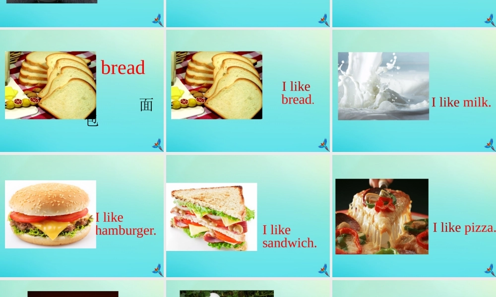 三年级英语下册 Unit 3 Food Part A课件1 闽教版（三起）-闽教版小学三年级下册英语课件