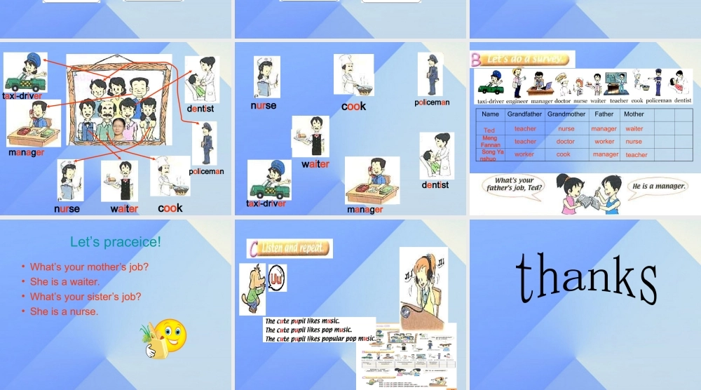 三年级英语下册《My family》（Lesson 80）课件 人教新起点-人教新起点小学三年级下册英语课件