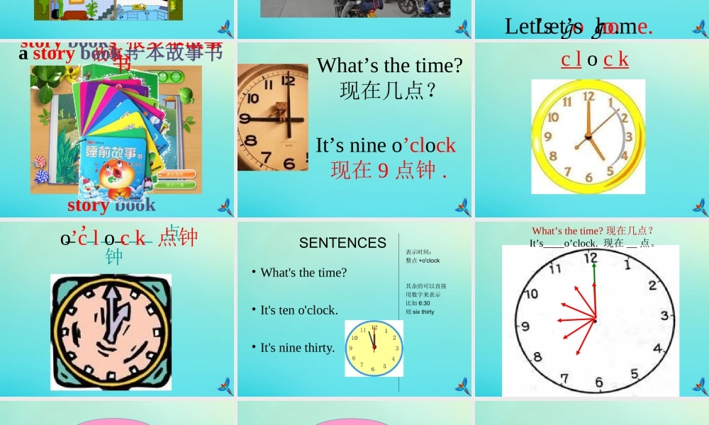 三年级英语下册 Unit 4 Time Part A课件1 闽教版（三起）-闽教版小学三年级下册英语课件