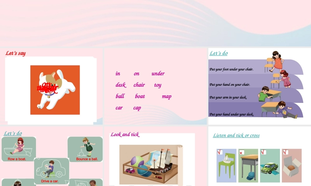 三年级英语下册 Unit 4 Where is my car B Start to read Let's check教学课件 人教PEP-人教PEP小学三年级下册英语课件