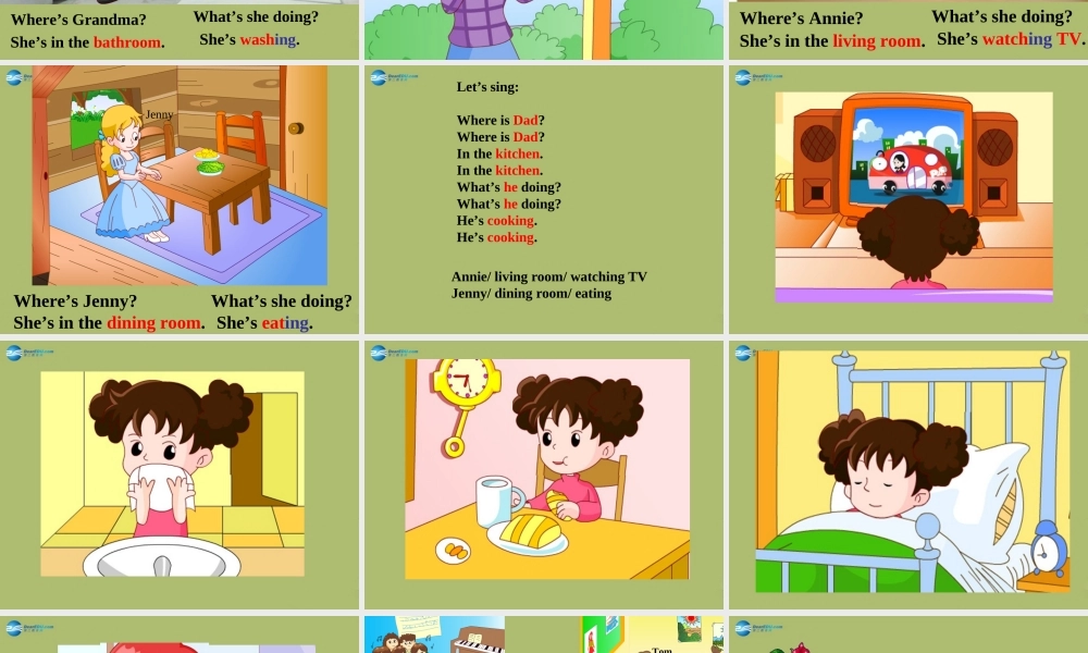 三年级英语下册《Unit 6 At home》课件2 深港朗文版