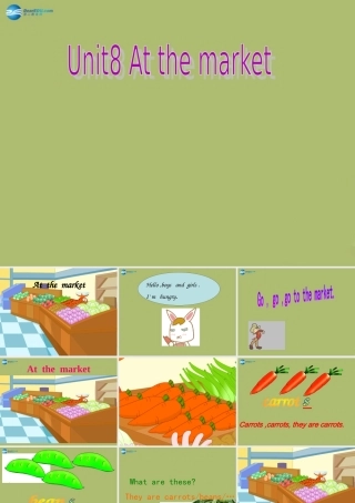 三年级英语下册《Unit 8 At the market》课件2 深港朗文版