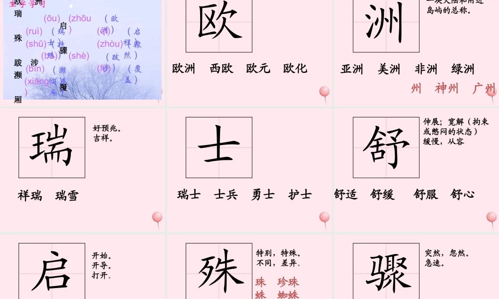 三年级语文上册 第七单元 26《燕子专列》培优课件 鲁教版-鲁教版小学三年级上册语文课件