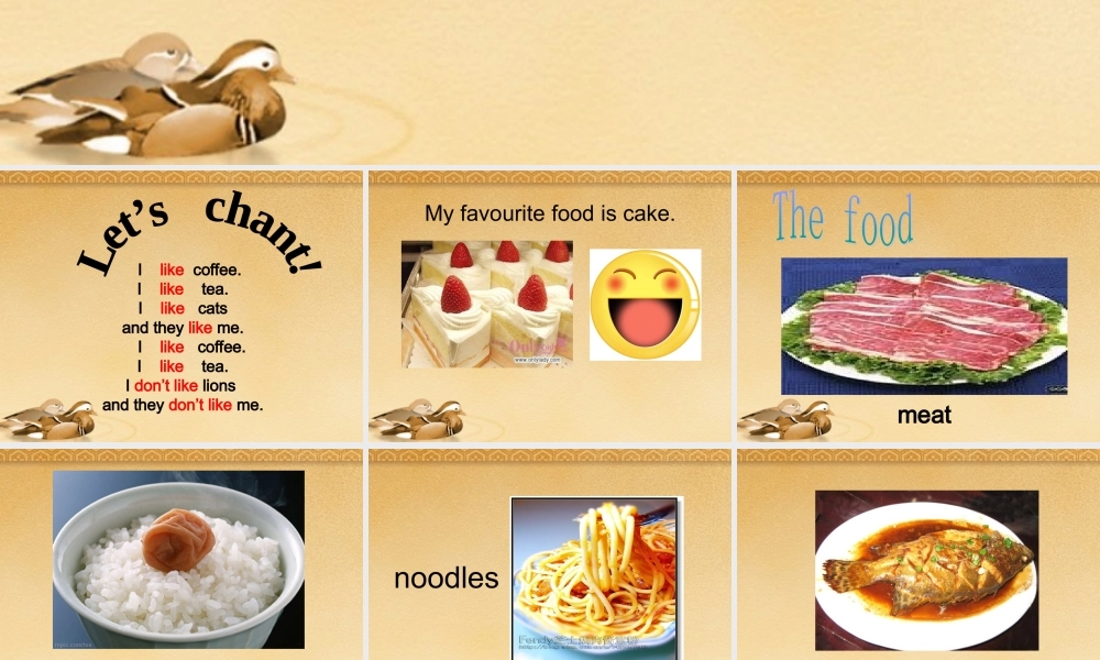 三年级英语下册Module 4 Food Unit 1 Do you like meat课件 外研版（三起）