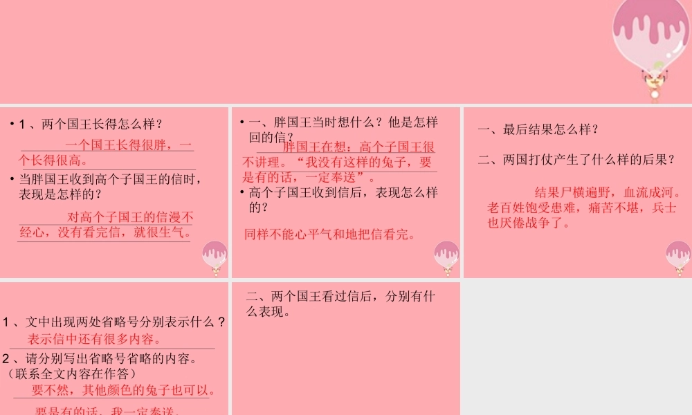 三年级语文上册 第七单元 国王的信课件2 湘教版-湘教版小学三年级上册语文课件