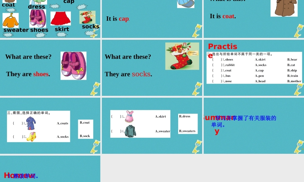 三年级英语下册 Unit 4 Whose Coat Is This课件2 陕旅版-陕旅版小学三年级下册英语课件