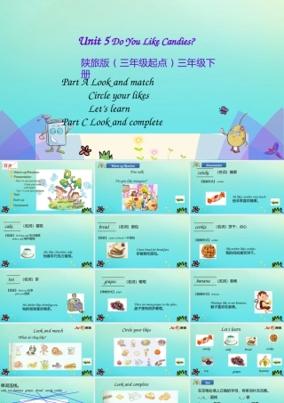 三年级英语下册 Unit 5 Do You Like Candies（第1课时）课件 陕旅版（三起）-陕旅版小学三年级下册英语课件
