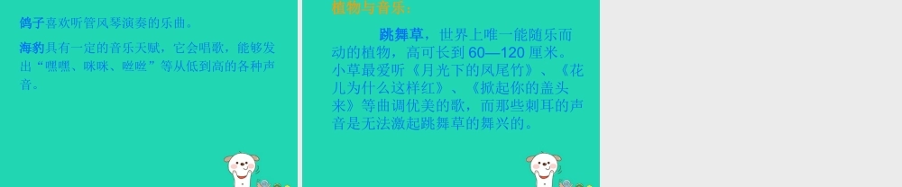 三年级语文上册 2《声音》喜爱音乐的白鲸课件3 北师大版-北师大版小学三年级上册语文课件