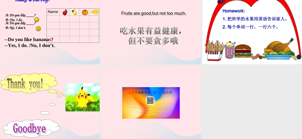 三年级英语下册 Unit 5 Do you like pears A Let's talk教学课件 人教PEP-人教PEP小学三年级下册英语课件