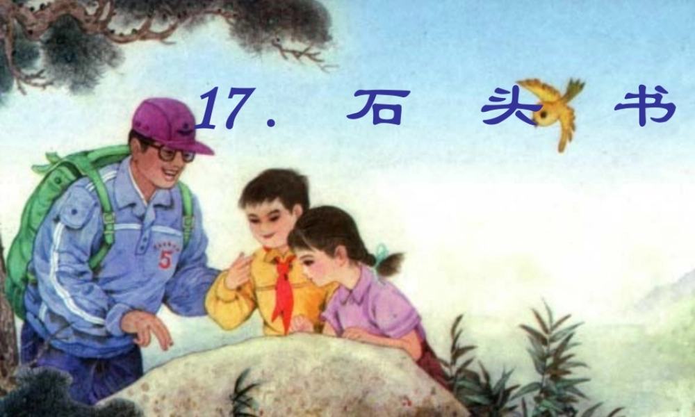 三年级语文上册 第6单元 17石头书课件 苏教版-苏教版小学三年级上册语文课件