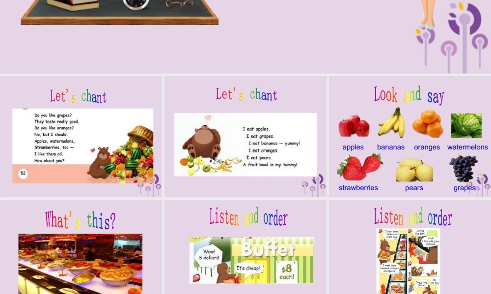 三年级英语下册 Unit 5 Do you like pears（第6课时）课件 人教PEP版-人教PEP小学三年级下册英语课件