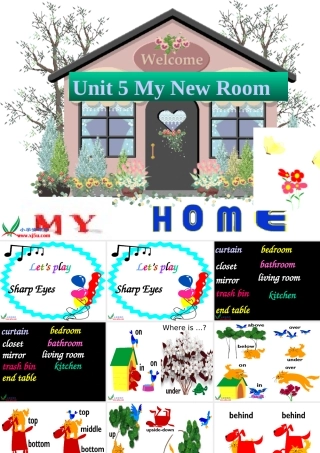三年级英语下册 Unit 5 My New Room课件 人教版PEP
