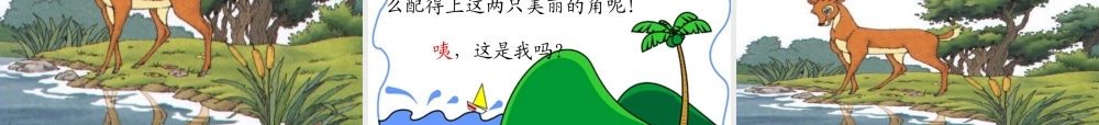 三年级语文上册 第七组 28《狮子和鹿》课堂教学课件4 新人教版-新人教版小学三年级上册语文课件