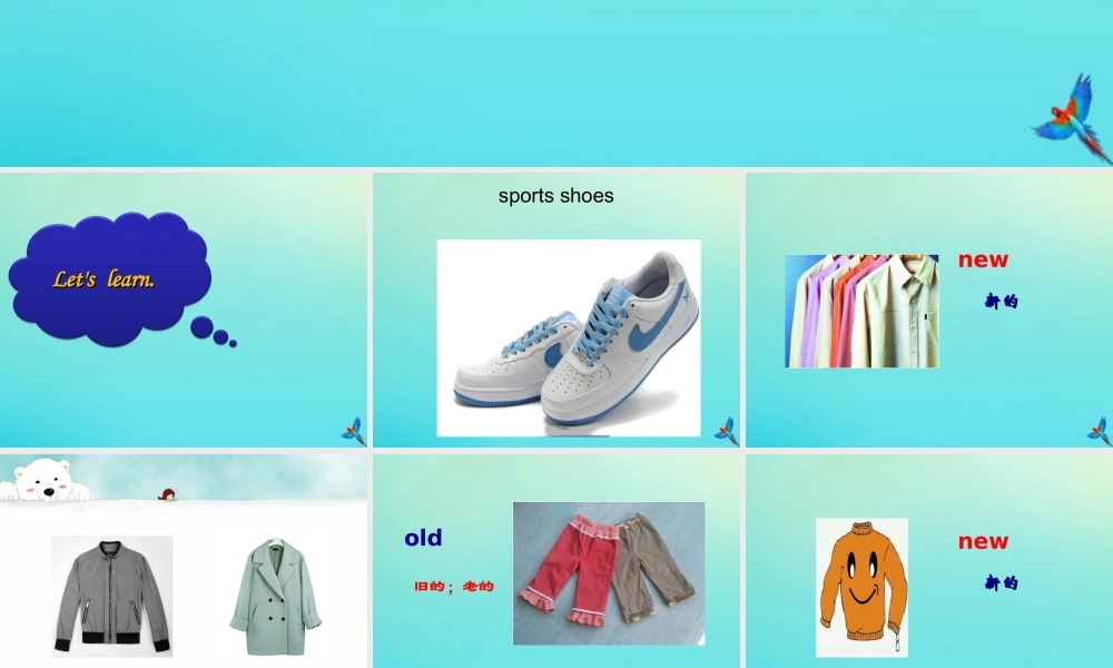 三年级英语下册 Unit 6 Clothes（1）Part B课件1 闽教版（三起）-闽教版小学三年级下册英语课件