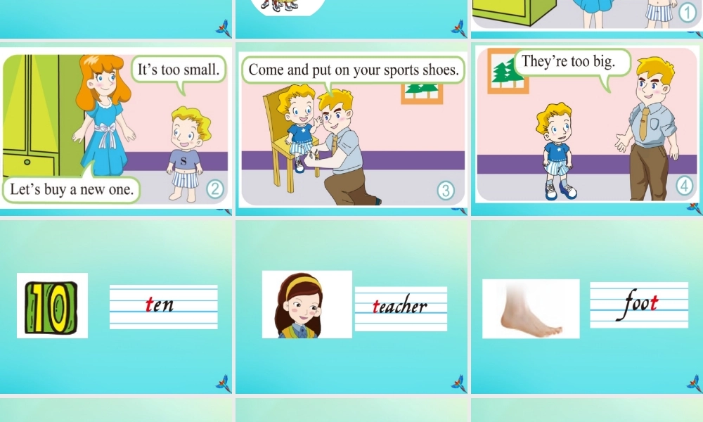 三年级英语下册 Unit 6 Clothes（1）Part B课件3 闽教版（三起）-闽教版小学三年级下册英语课件