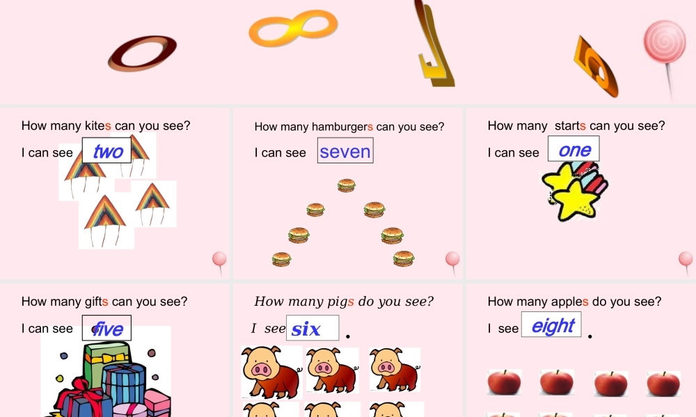 三年级英语下册 Unit 6 How many A Let's learn教学课件 人教PEP-人教PEP小学三年级下册英语课件