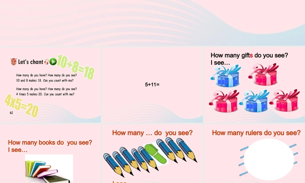 三年级英语下册 Unit 6 How many B Let's learn Let's talk教学课件 人教PEP-人教PEP小学三年级下册英语课件