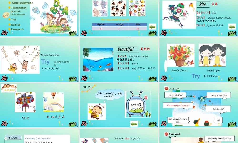 三年级英语下册 Unit 6 How Many Part A（第1课时）课件 人教PEP版-人教PEP小学三年级下册英语课件