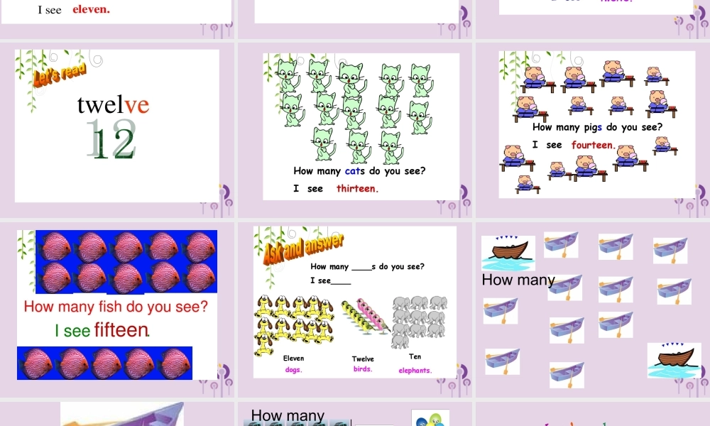 三年级英语下册 Unit 6 How many（第2课时）课件 人教PEP版-人教PEP小学三年级下册英语课件