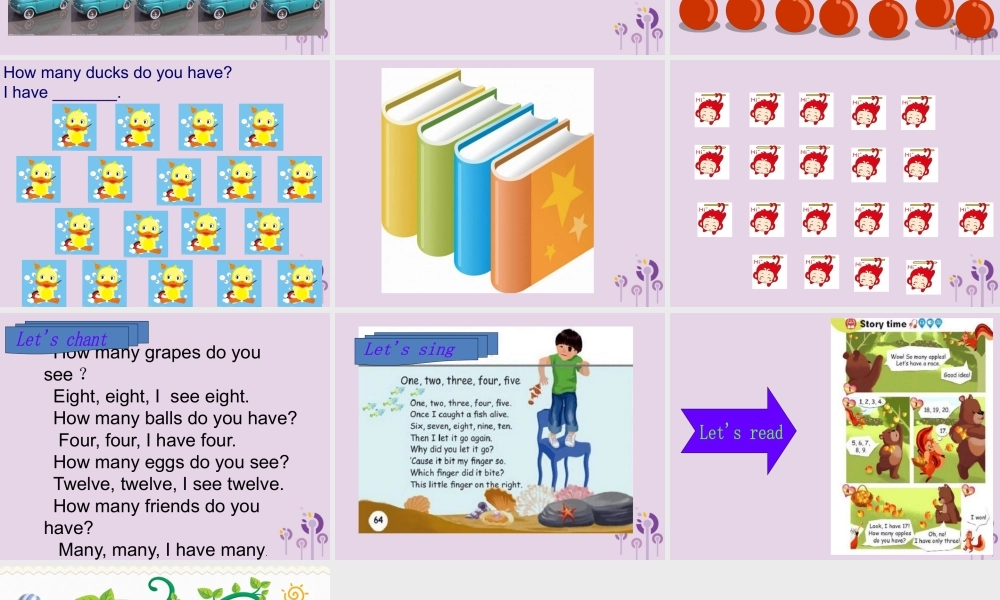 三年级英语下册 Unit 6 How many（第6课时）课件 人教PEP版-人教PEP小学三年级下册英语课件