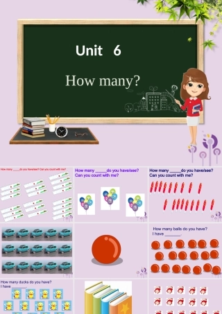 三年级英语下册 Unit 6 How many（第6课时）课件 人教PEP版-人教PEP小学三年级下册英语课件