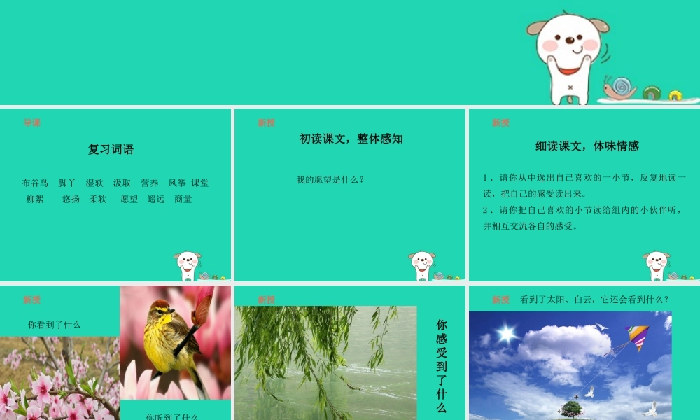 三年级语文上册 7《幻想和想象》我想（第2课时）课件 北师大版