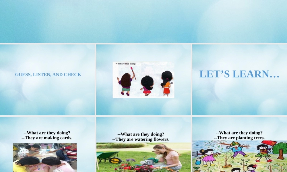 三年级英语下册 Unit 6 Mother’s Day Lesson  北京课改版-北京课改级下册英语课件