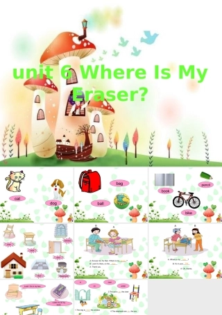 三年级英语下册 Unit 6 Where Is My Eraser课件4 陕旅版-陕旅版小学三年级下册英语课件