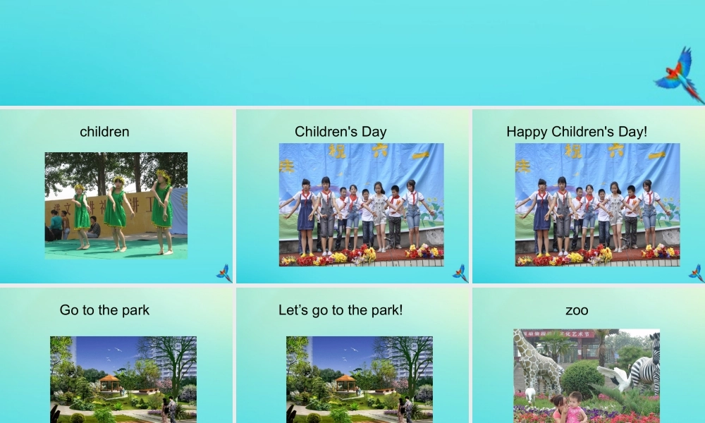 三年级英语下册 Unit 8 Children’s Day Part A课件1 闽教版（三起）-闽教版小学三年级下册英语课件