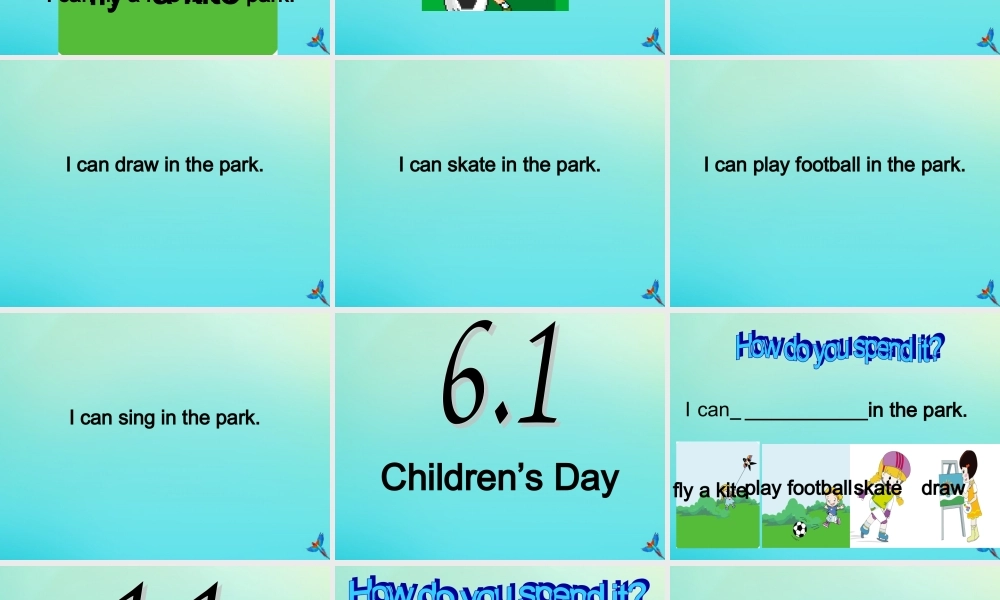 三年级英语下册 Unit 8 Children’s Day Part A课件3 闽教版（三起）-闽教版小学三年级下册英语课件