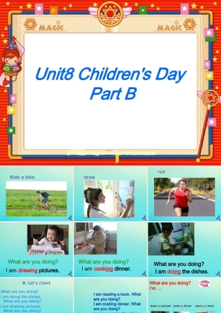三年级英语下册 Unit 8 Children’s Day Part B课件1 闽教版（三起）-闽教版小学三年级下册英语课件
