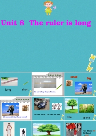 三年级英语下册 Unit 8 The Ruler Is Long课件1 陕旅版-陕旅版小学三年级下册英语课件