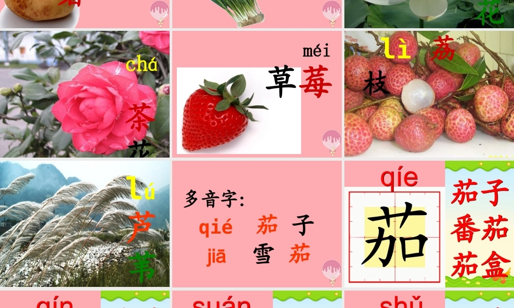 三年级语文上册 第二单元 汉字家园课件3 长春版-长春版小学三年级上册语文课件