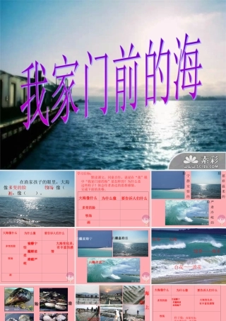 三年级语文上册 第六单元 我家门前的海课件5 长春版-长春版小学三年级上册语文课件