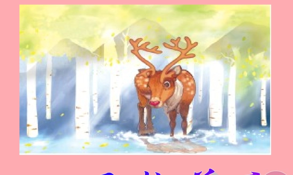 三年级语文上册 第六单元 一只梅花鹿课件1 西师大版-西师大版小学三年级上册语文课件