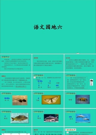 三年级语文上册 第六单元 语文园地六课件1 新人教版-新人教版小学三年级上册语文课件