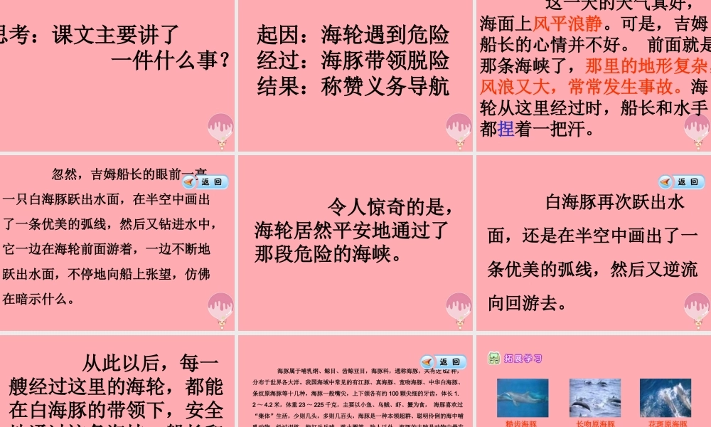 三年级语文上册 第九单元 义务领航员课件1 长春版-长春版小学三年级上册语文课件