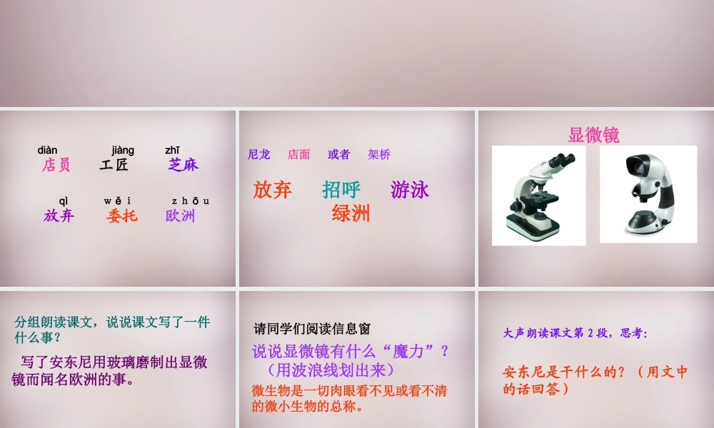 三年级语文上册《看门人的魔镜》课件1 语文A版-语文A版小学三年级上册语文课件