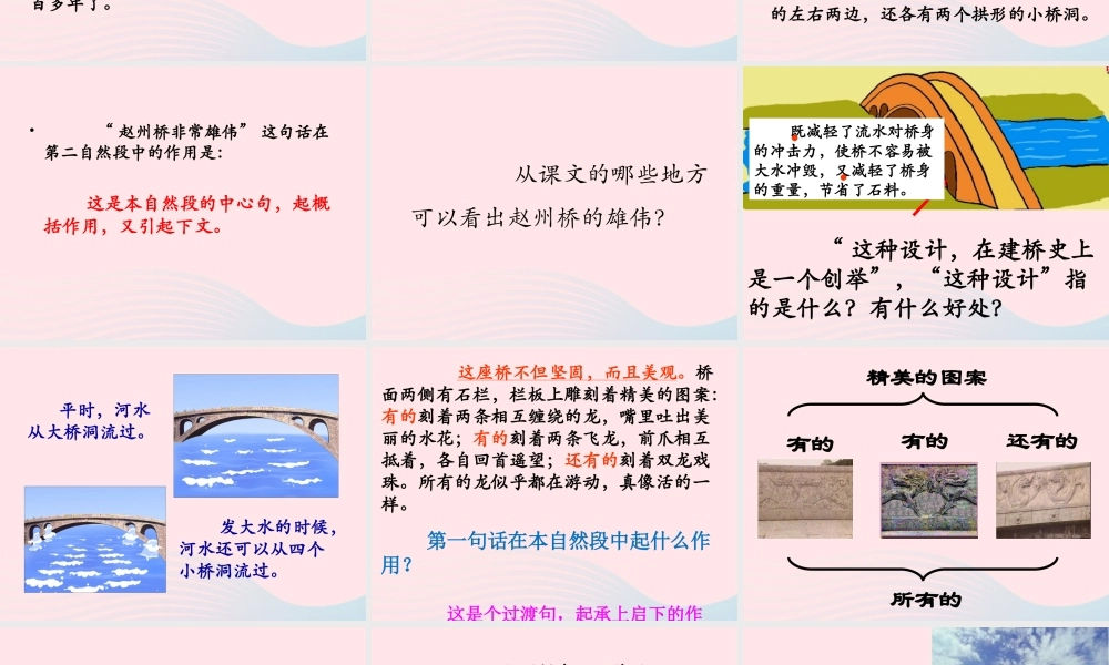 三年级语文上册 第四单元 15《赵州桥》课件2 鲁教版-鲁教版小学三年级上册语文课件