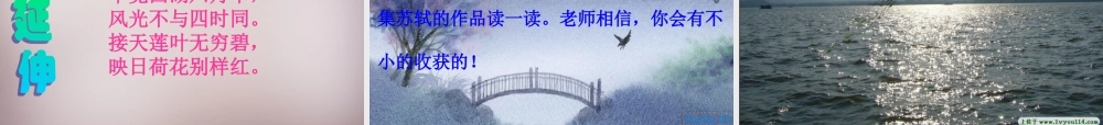 三年级语文上册《饮湖上初晴后雨》课件2 语文A版-语文A版小学三年级上册语文课件