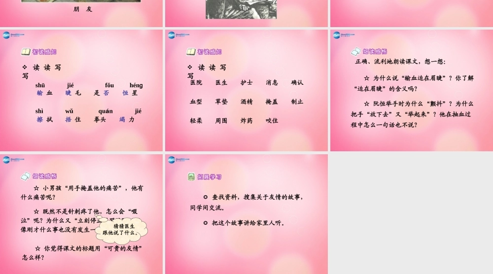 三年级语文下册 18 她是我的朋友教学课件 新人教版-新人教版小学三年级下册语文课件