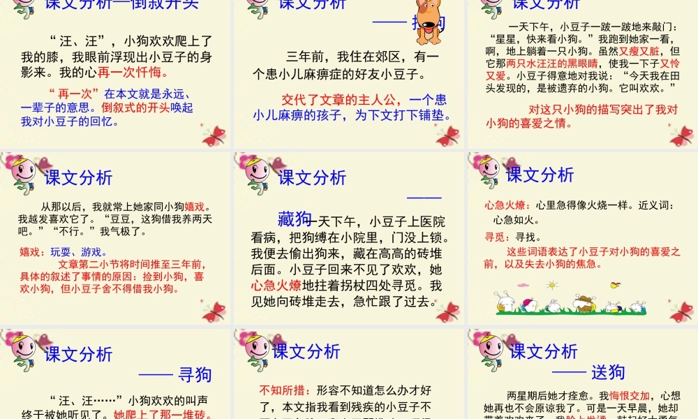 三年级语文下册 第4单元 ，让我永远忏悔的狗》课件5 沪教版-沪教级下册语文课件