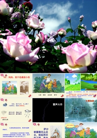三年级语文下册 第2单元 10《妈妈，我不是最弱小的》课件4 沪教版-沪教版小学三年级下册语文课件